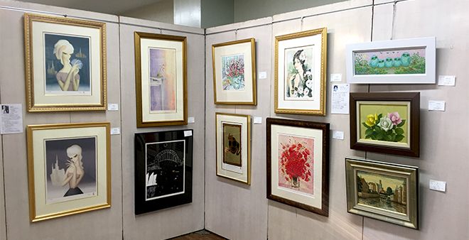 絵画・掛軸展会場その3