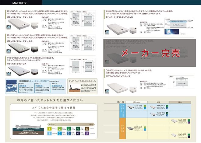マットレス一覧