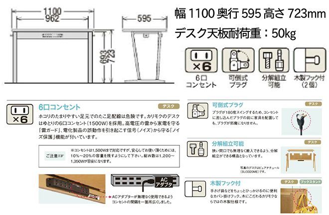 デスク機能