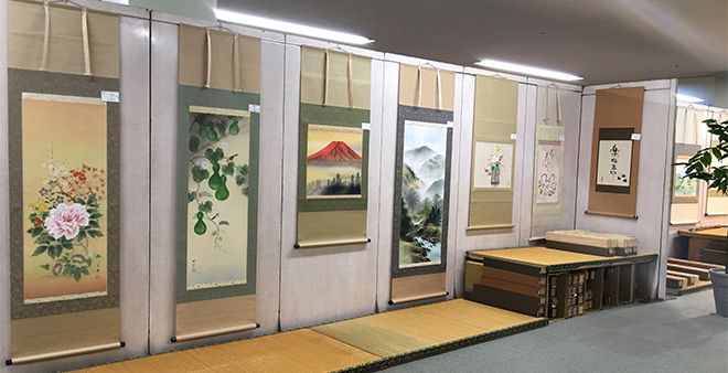 絵画・掛軸展会場その1