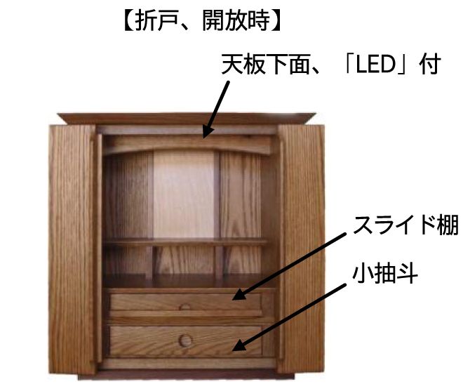 家具メーカー小型仏壇その1