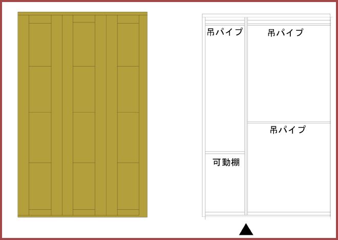 洋服箪笥衣装図