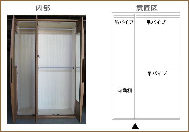 洋服箪笥衣装図