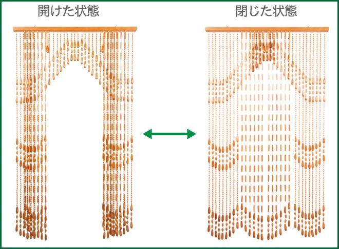 ヒョウトク 珠のれん 富士山柄 FO-3 その3